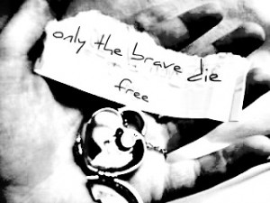 only the brave die free